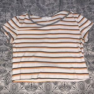 Striped Crop Top